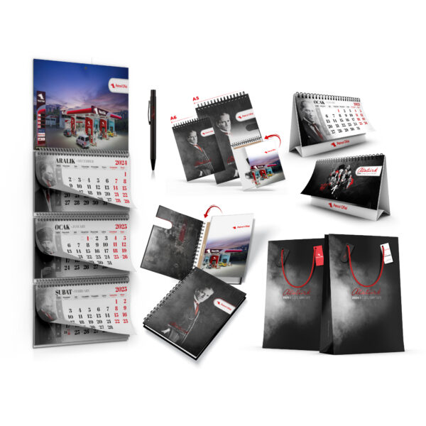 ALA 06 ATA OZEL SERI SET Promosyon Matbaa Setleri - ALA-06